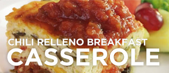 Chili Relleno Breakfast Casserole
